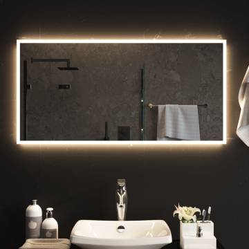 LED Bathroom Mirror 100x50 cm - Stylish & Waterproof