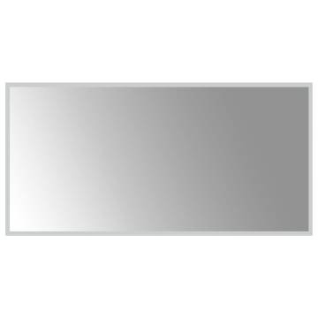 LED Bathroom Mirror 100x50 cm - Stylish & Waterproof