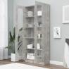 Vitrine Cabinet Concrete Grey 82.5x30.5 cm - Hipomarket UK