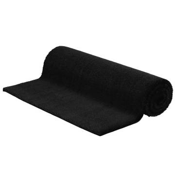 Durable Black Coir Door Mat 100x300 cm | Hipomarket