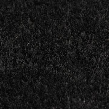 Durable Black Coir Door Mat 100x300 cm | Hipomarket