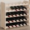 Wine Rack 67.5x25x60 cm Solid Wood Pine Quantity in Package 1 Number of 30 Number of Bottles 