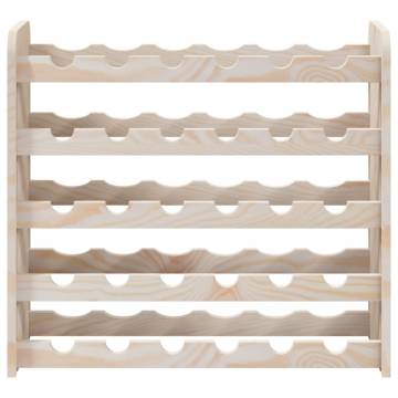 Solid Wood Pine Wine Rack - 67.5x25x60 cm | Hipomarket