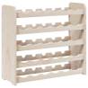 Solid Wood Pine Wine Rack - 67.5x25x60 cm | Hipomarket