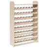 Solid Pine Wine Rack with Top Board - 56 Bottle Capacity