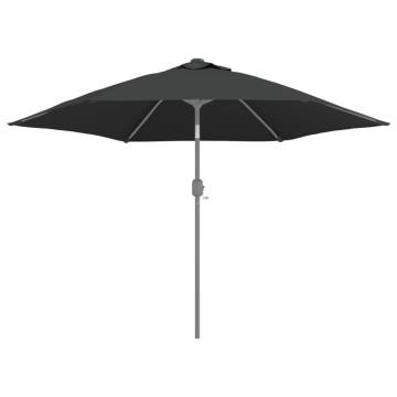 Replacement Fabric for Outdoor Parasol Anthracite 300 cm