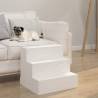 Pet Stair White - Solid Wood Pine | Easy Access for Pets