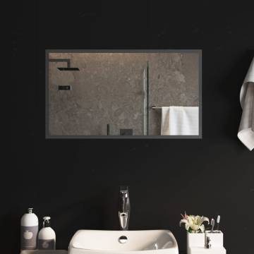 Stylish LED Bathroom Mirror 70x40 cm - IP65 Rated