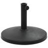 Parasol Base Round Polyresin 10 kg Black - Durable and Stylish