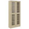 Vitrine Cabinet Sonoma Oak - Stylish 82.5x30.5 cm Storage