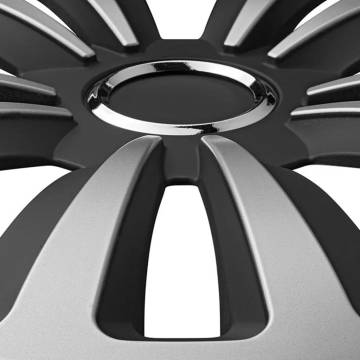 ProPlus Wheel Covers Terra Silver & Black 15" - 4 pcs