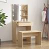 Dressing Table Set with LED - Sonoma Oak Furniture