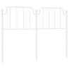 Stylish White Metal Headboard 140 cm | Hipo Market