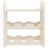 Wine Rack with Top Board - Solid Pine Wood | Hipo Market