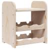 Wine Rack with Top Board - Solid Pine Wood | Hipo Market