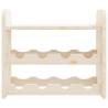 Stylish Pine Wine Rack with Top Board - 43x25x37 cm