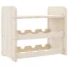 Stylish Pine Wine Rack with Top Board - 43x25x37 cm