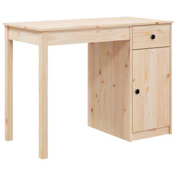 Stylish Solid Wood Pine Desk 100x50x75 cm - HipoMarket UK