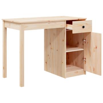 Stylish Solid Wood Pine Desk 100x50x75 cm - HipoMarket UK