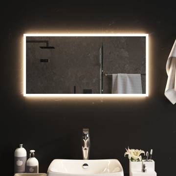 LED Bathroom Mirror 40x80 cm - Stylish & Waterproof