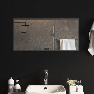 LED Bathroom Mirror 40x80 cm - Stylish & Waterproof