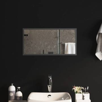 Stylish LED Bathroom Mirror 60x30 cm | HipoMarket UK