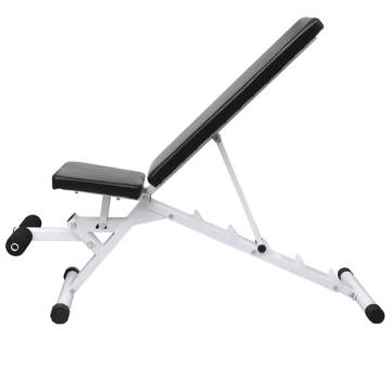 Workout Bench with Barbell & Dumbbell Set - 30.5 kg