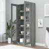 Vitrine Cabinet Grey Sonoma - Stylish Storage Solution