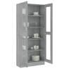 Vitrine Cabinet Grey Sonoma - Stylish Storage Solution