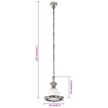 Stylish Aluminium Pendant Lighting - 24x24x137 cm