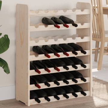 Wooden Wine Rack - 42 Bottle Capacity | Hipomarket UK