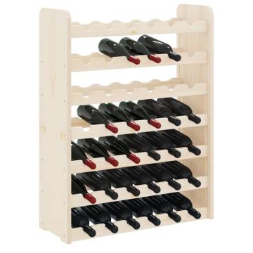 Wooden Wine Rack - 42 Bottle Capacity | Hipomarket UK