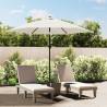 Replacement Fabric for Outdoor Parasol - Sand White 300 cm