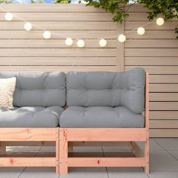 Garden Corner Sofa - Solid Wood Douglas for Outdoor Comfort