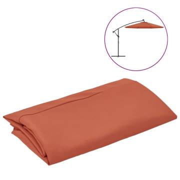 Replacement Fabric for Cantilever Umbrella - Terracotta 300 cm