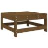 Honey Brown Solid Wood Garden Footstool | Durable & Stylish