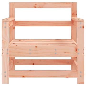 2 pcs Solid Wood Douglas Garden Chairs | Hipomarket UK