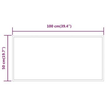 Stylish LED Bathroom Mirror 50x100 cm | HipoMarket