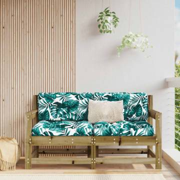 Garden Corner Sofas - 2 pcs Impregnated Pine Wood