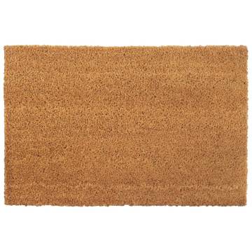 Door Mat Natural 50x80 cm Tufted Coir | Hipomarket