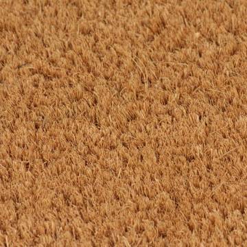 Door Mat Natural 50x80 cm Tufted Coir | Hipomarket