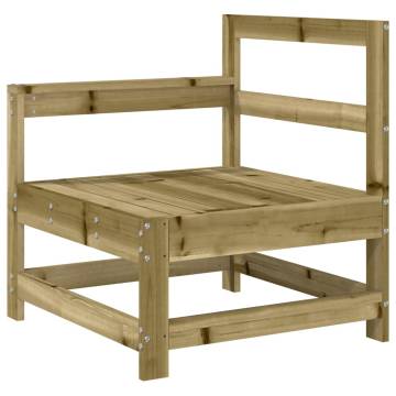 Garden Corner Sofas - 2 pcs Impregnated Pine Wood