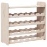 Solid Wood Wine Rack with Top Board - 24 Bottle Storage