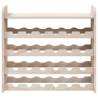 Solid Wood Wine Rack with Top Board - 24 Bottle Storage