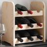 Wine Rack 33x25x37 cm Solid Wood Pine Quantity in Package 1 Number of 9 Number of Bottles 