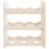 Wooden Wine Rack - Solid Pine Storage for 9 Bottles