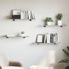 Concrete Grey Bookshelf Boards - 4 pcs | Hipomarket UK