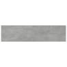 Concrete Grey Bookshelf Boards - 4 pcs | Hipomarket UK