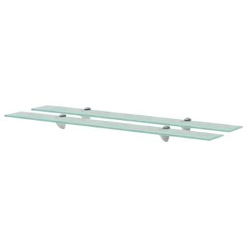 Stylish Floating Shelves - 2 pcs Glass 90x20 cm | HipoMarket