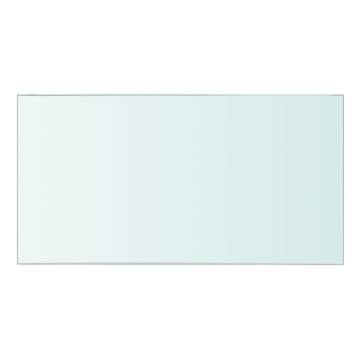 Clear Glass Shelves (2pcs) - Modern 30x12 cm Display